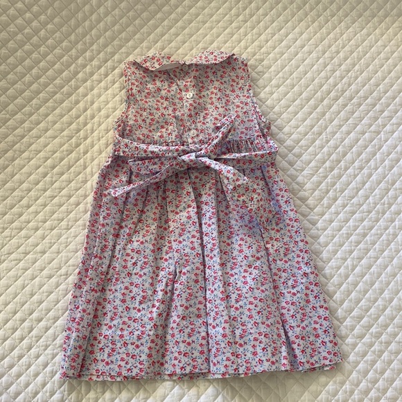 Carriage Boutiques Toddler Girls Smocked Dress size 24 month floral roses - Picture 3 of 3